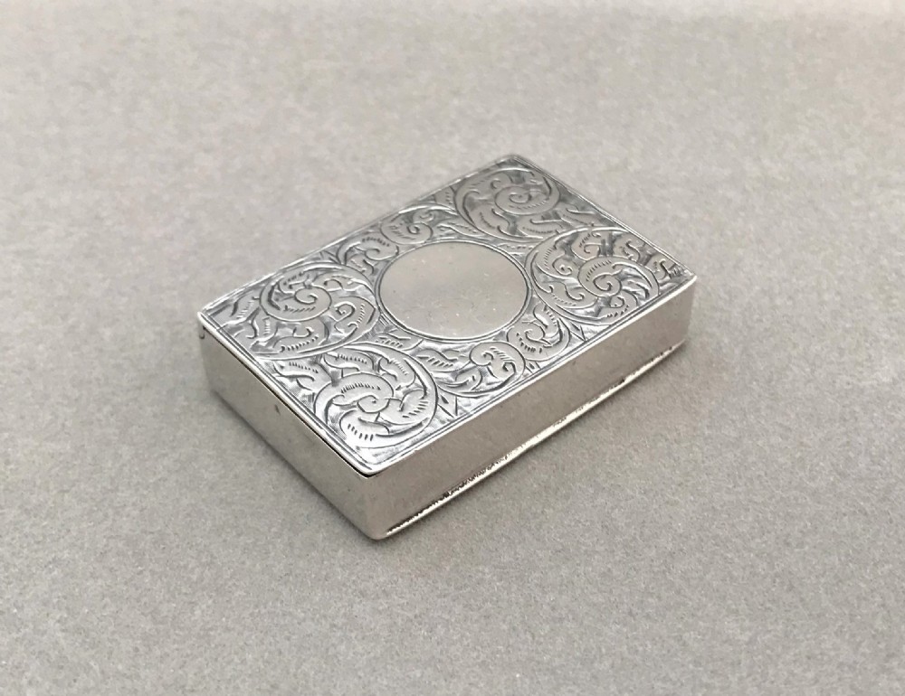 A wonderful Victorian silver snuff box