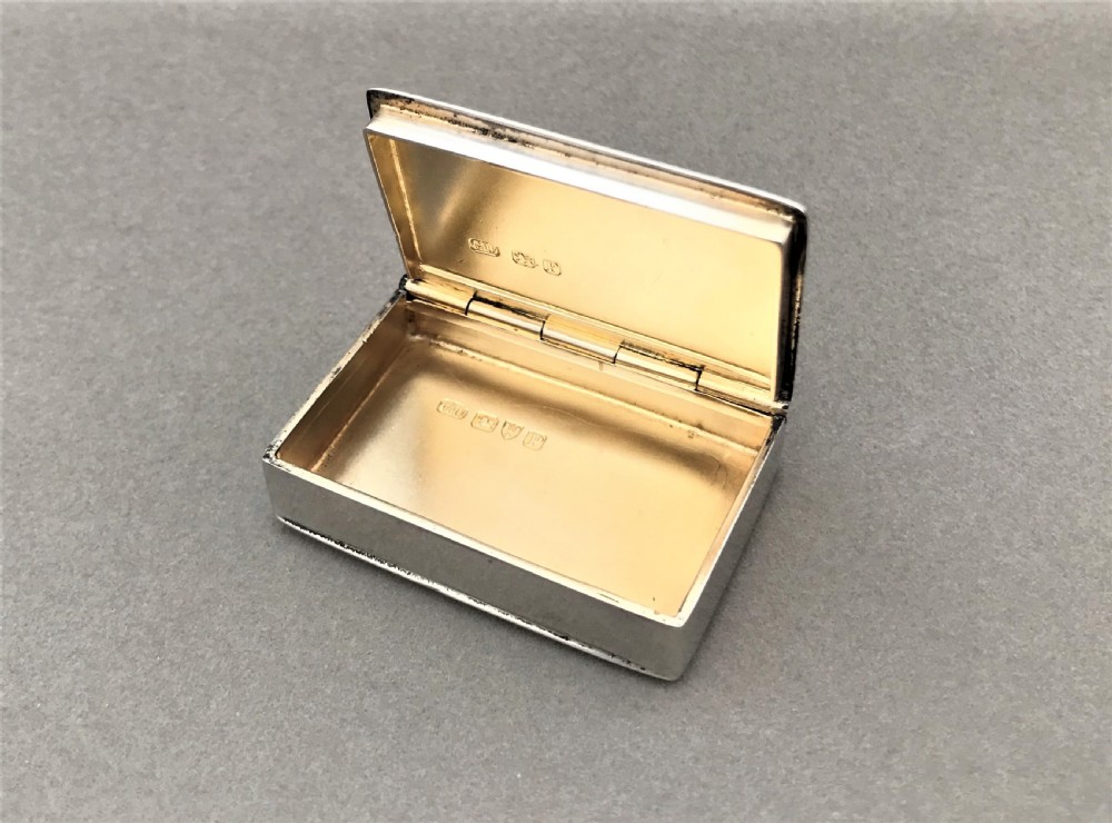 A wonderful Victorian silver snuff box View V