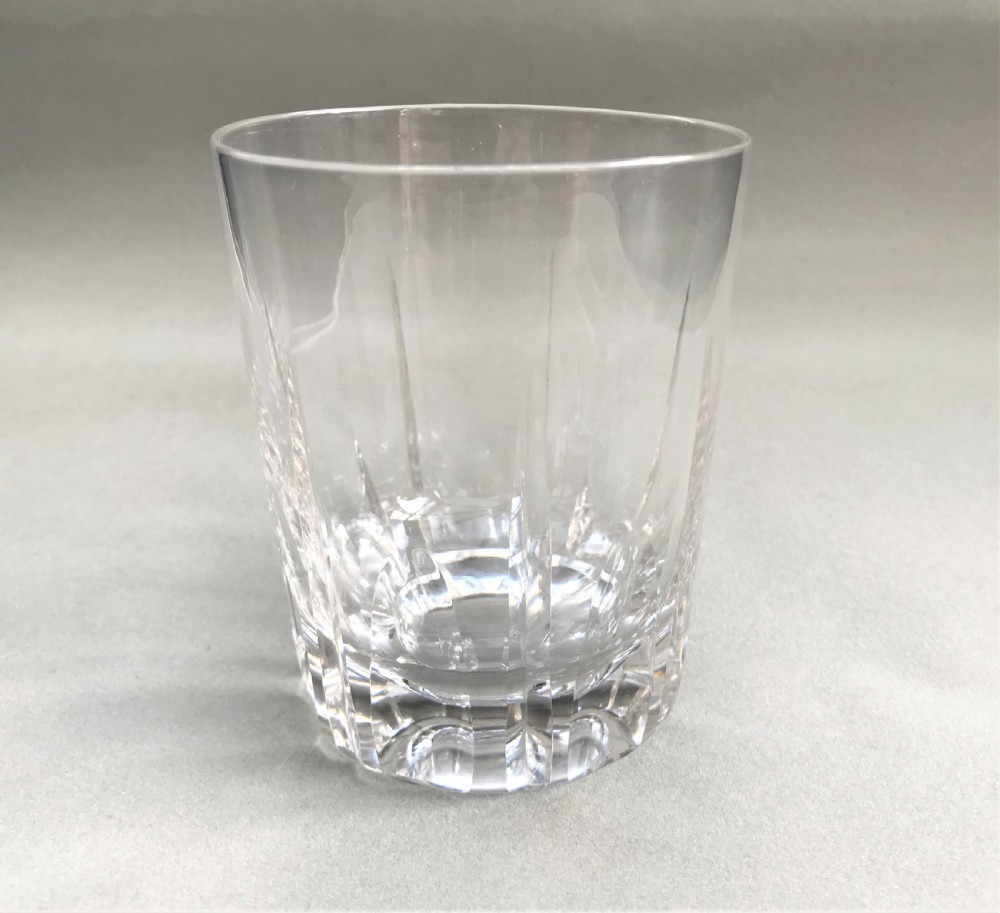 A handsome pair of Victorian cut glass Whisky tumblers View II