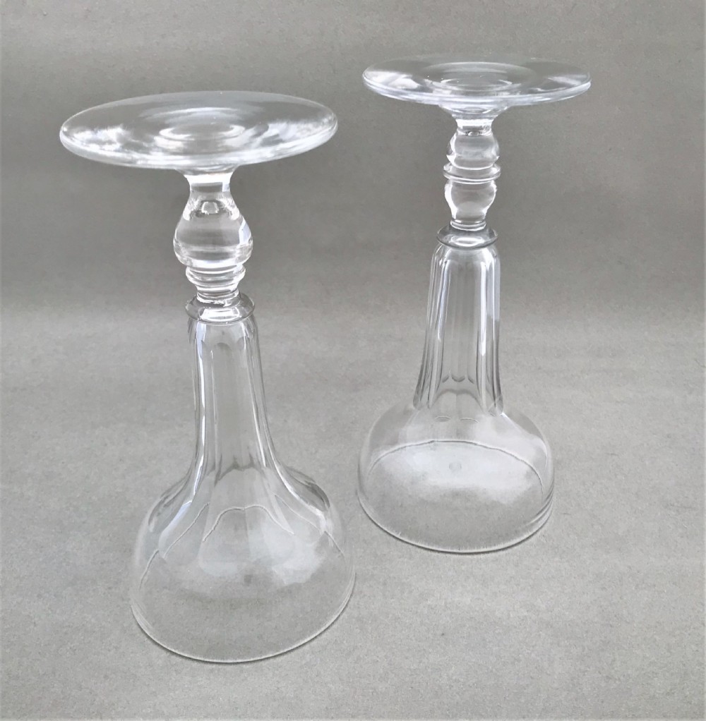 A fine pair of French 'His & hers' champagne bowls View IV