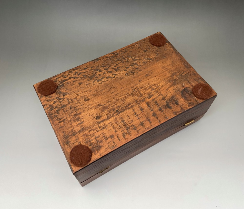  A lovely William IV mother-of-pearl inlay jewel box View V