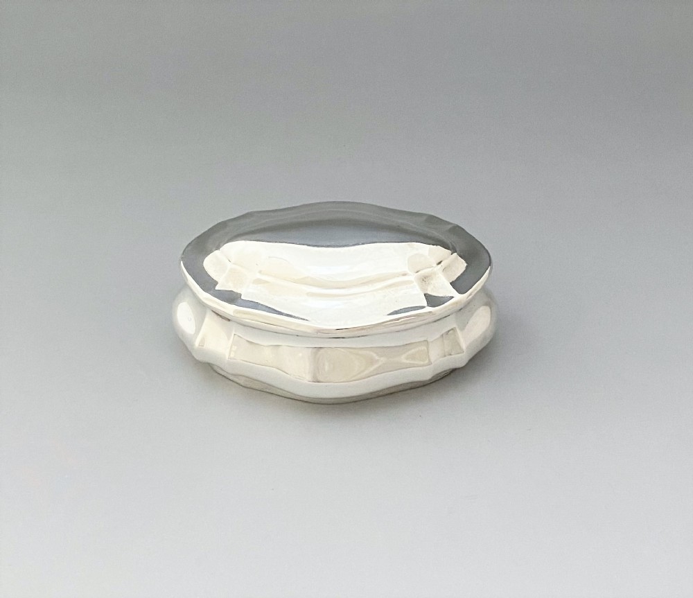 A delightful Victorian silver trinket box