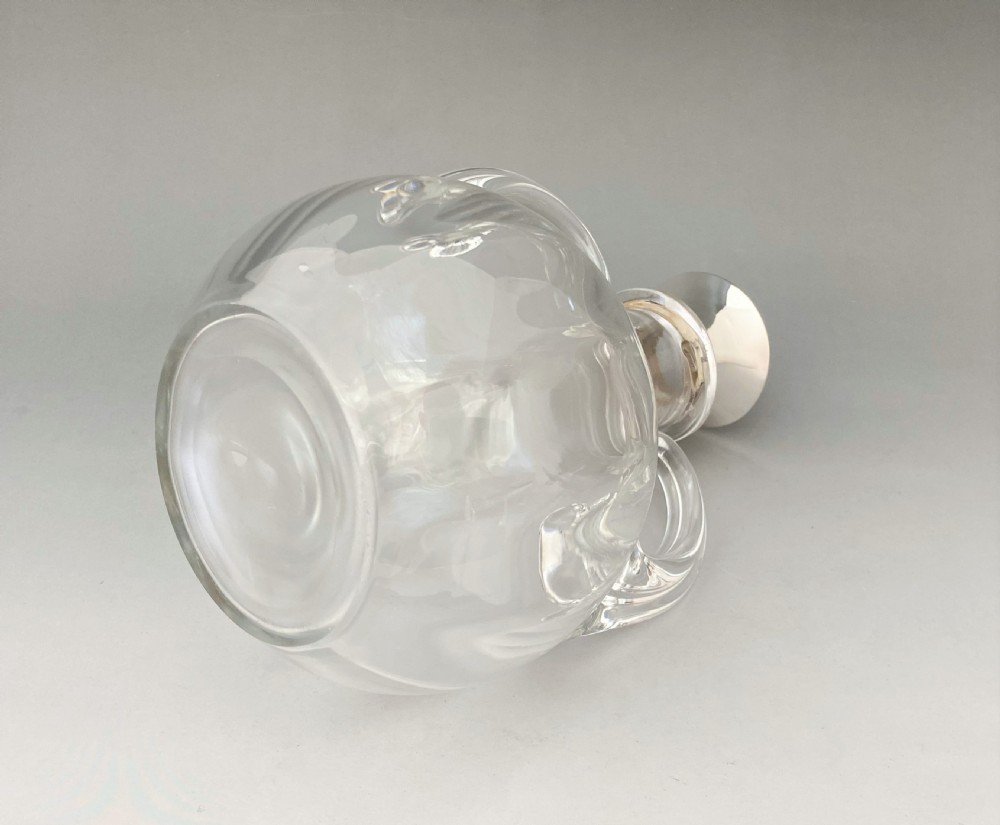 A superb Victorian silver mounted liqueur decanter View V