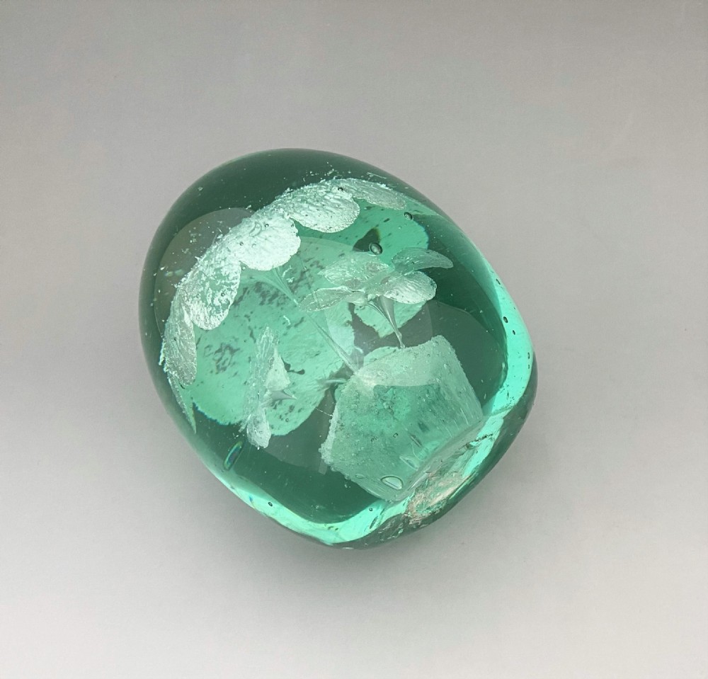 A gorgeous Victorian glass dump/paperweight View V