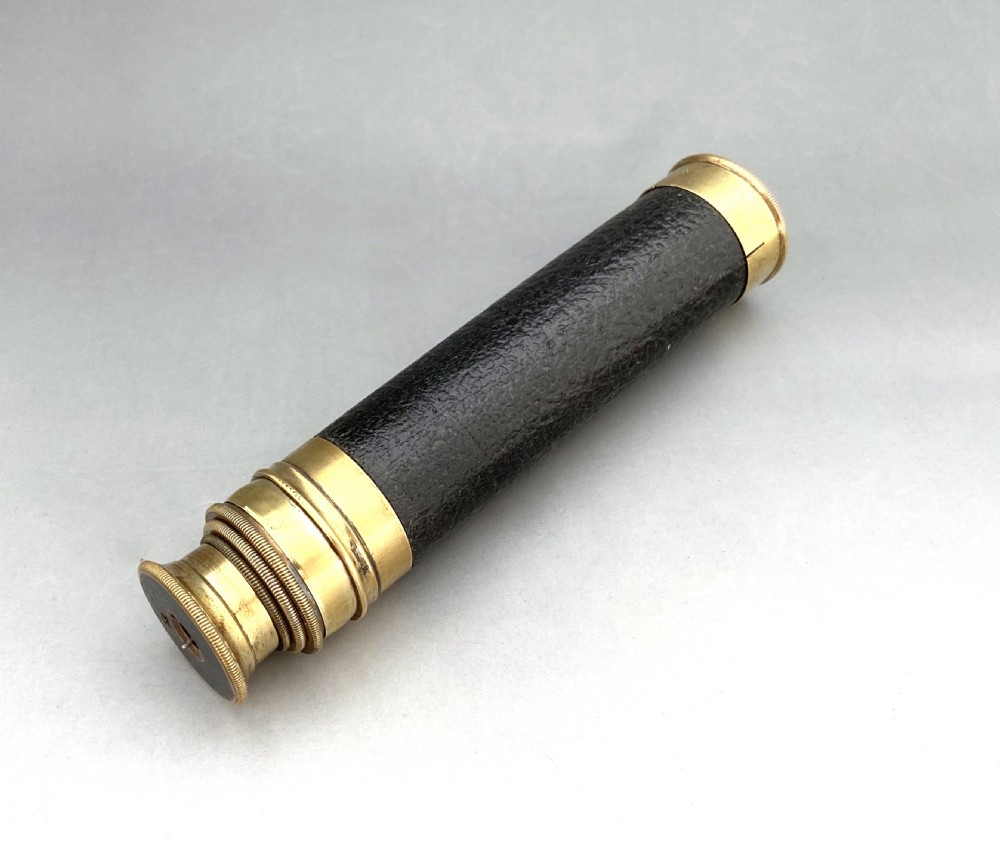 A good late Victorian three draw telescope View IV