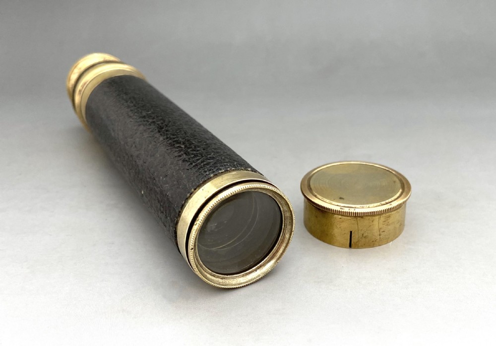 A good late Victorian three draw telescope View V