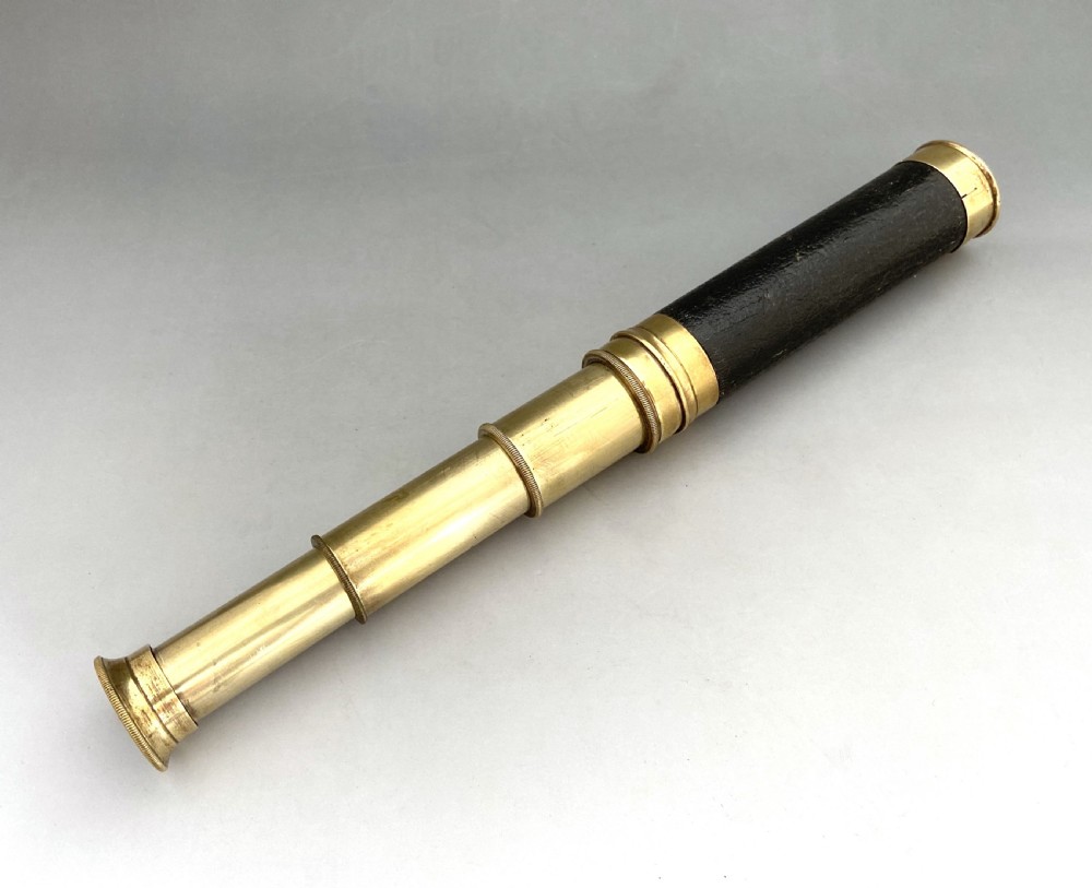 A good late Victorian three draw telescope View VII