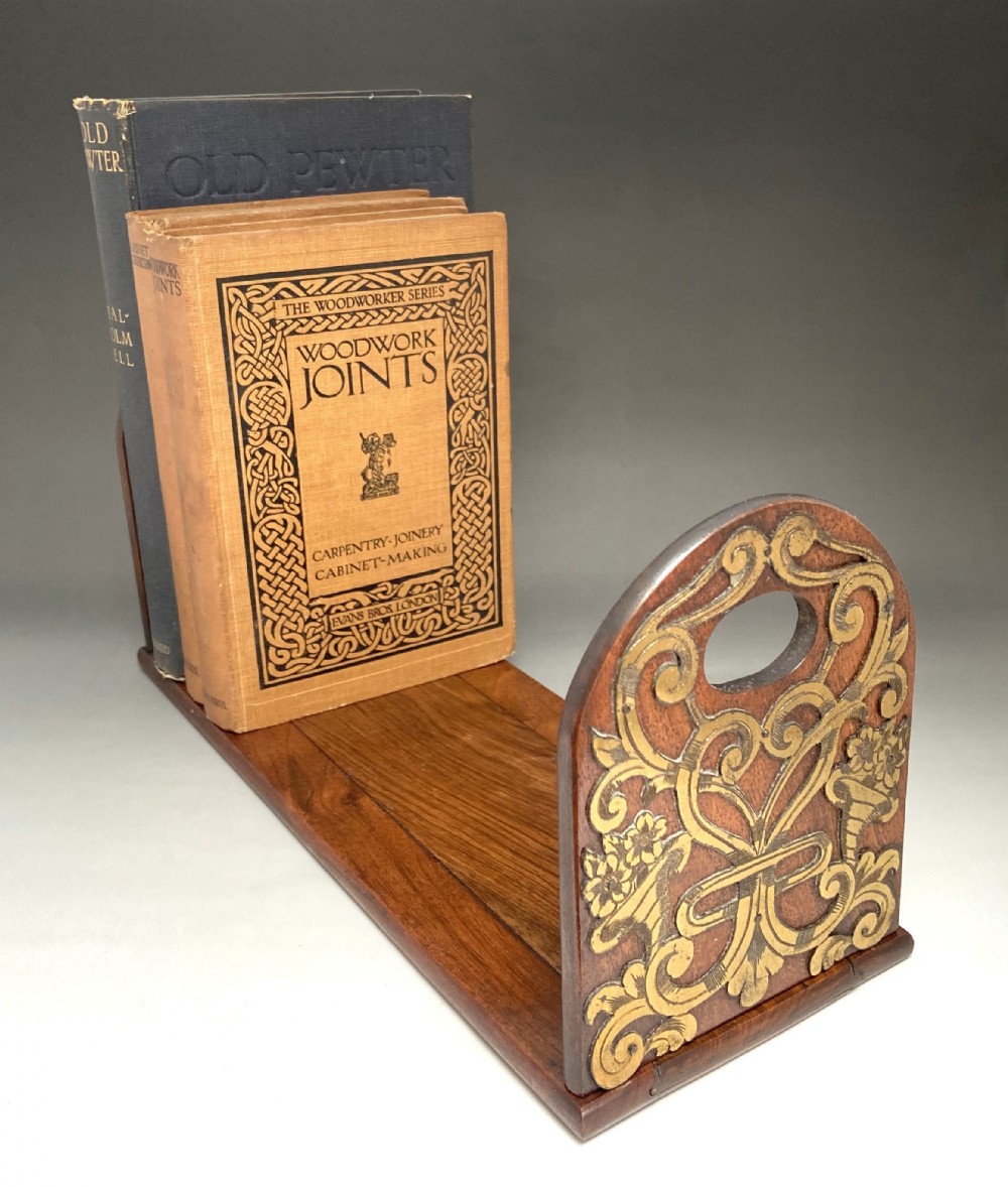 A fabulous mid Victorian Walnut & Brass Extending Book Slide