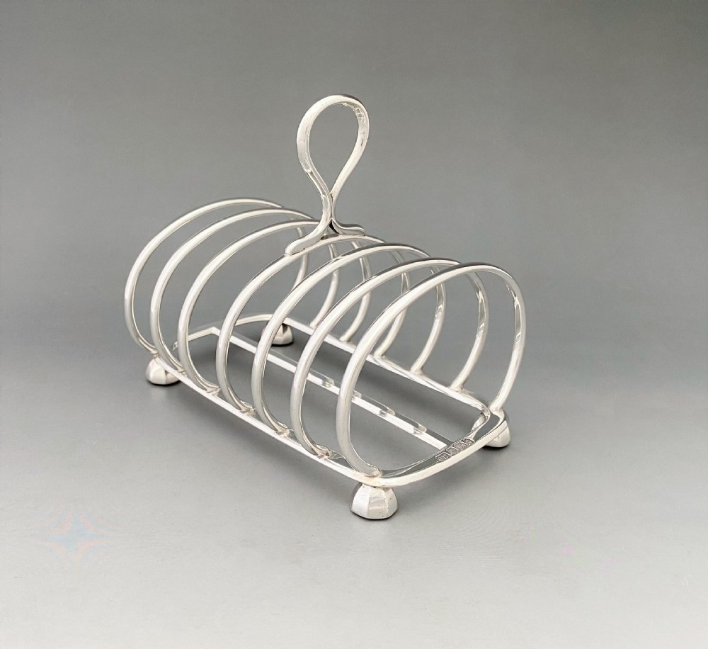 An excellent Victorian silver toast rack View V