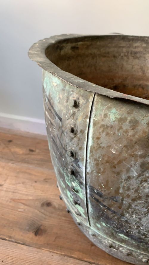 A 19THC RIVETED COPPER COPPER - ADDITIONAL PHOTO 1