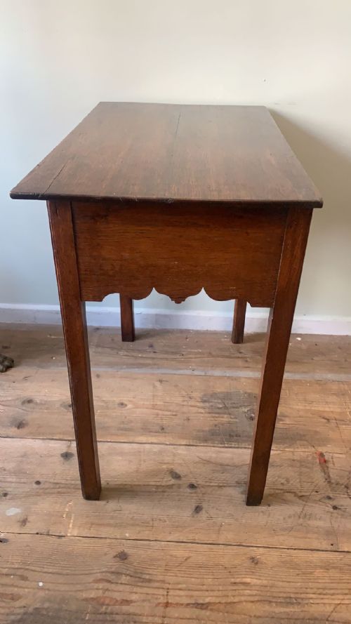 AN EARLY 19THC WELSH OAK SIDE TABLE - ADDITIONAL PHOTO 6