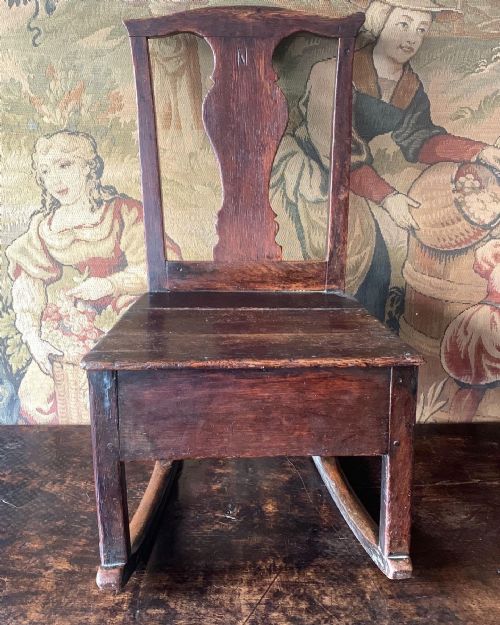 ANTIQUE WELSH CHILDS LAMBING CHAIR - ADDITIONAL PHOTO 3