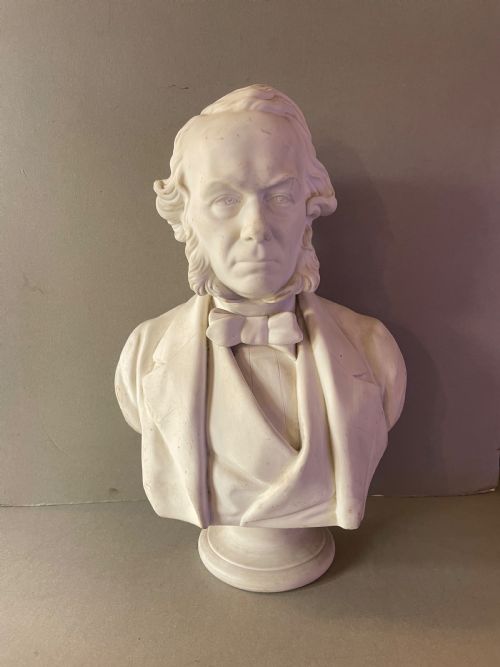 an antique parianware bust - CATEGORY: ANTIQUE CERAMICS - DATED 19TH CENTURY