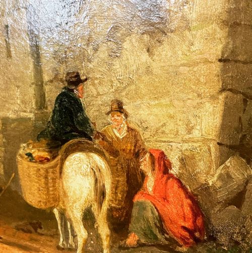 A 19THC OIL ON CANVAS BY JOSEPH HORLOR 1809 1887 - ADDITIONAL PHOTO 1