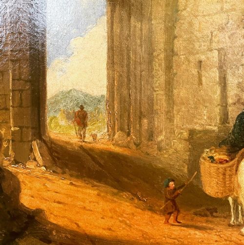 A 19THC OIL ON CANVAS BY JOSEPH HORLOR 1809 1887 - ADDITIONAL PHOTO 2