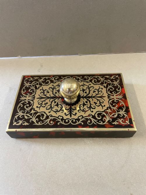 an antique boulle paperweight - CATEGORY: ANTIQUE MISCELLANEOUS - DATED 19TH CENTURY