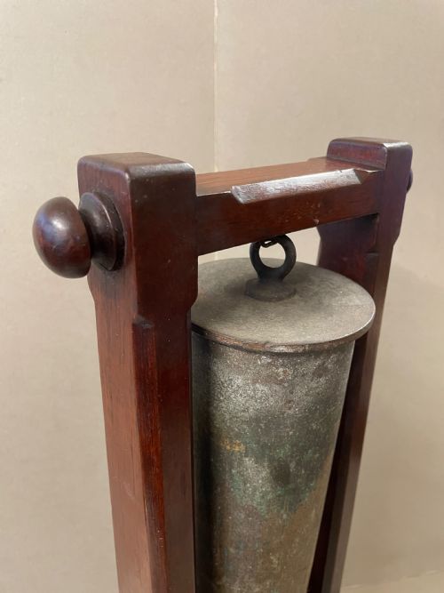 AN ANTIQUE WW 1 TABLE GONG - ADDITIONAL PHOTO 1