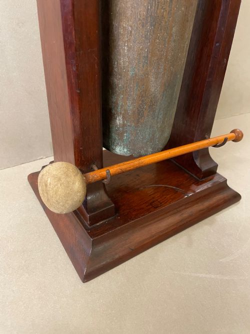 AN ANTIQUE WW 1 TABLE GONG - ADDITIONAL PHOTO 5