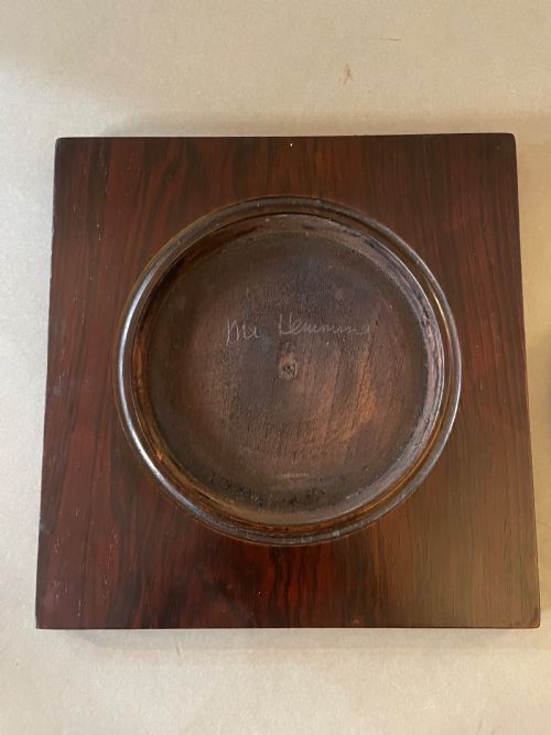 AN ANTIQUE PLATED PLAQUE - ADDITIONAL PHOTO 8
