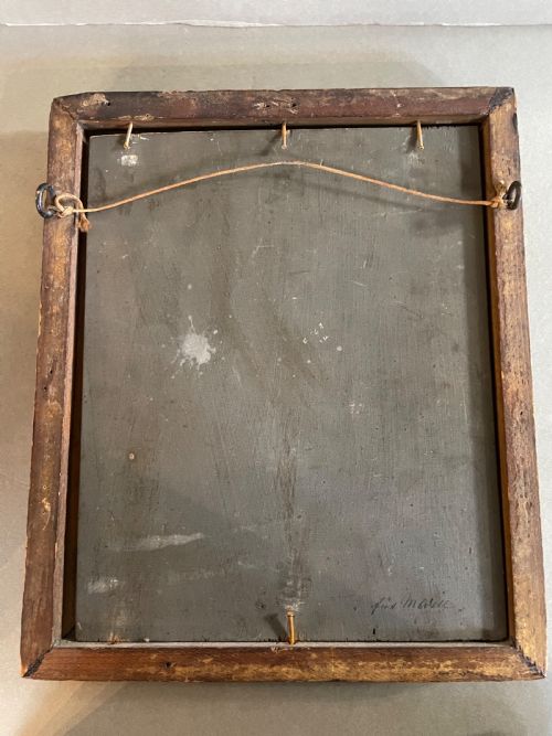 AN ANTIQUE PAINTING OF A CHILD - ADDITIONAL PHOTO 3