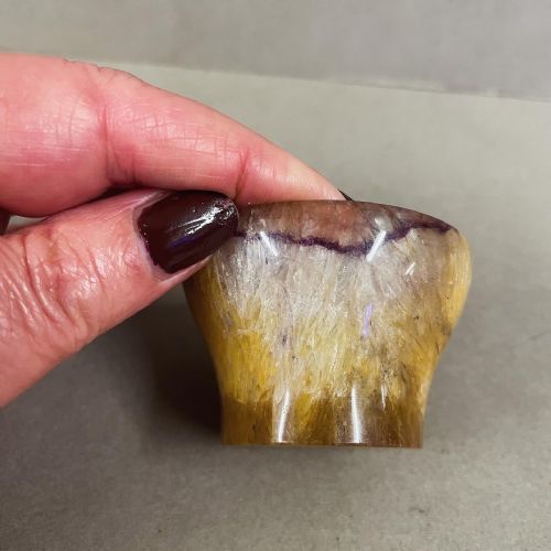 AN ANTIQUE BLUE JOHN SPECIMEN BOWL - ADDITIONAL PHOTO 1