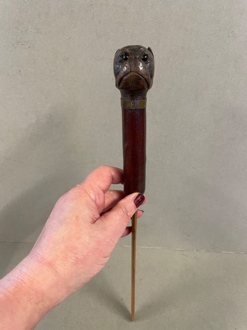 an antique folk art treen page turner - CATEGORY: ANTIQUE MISCELLANEOUS - DATED 19TH CENTURY