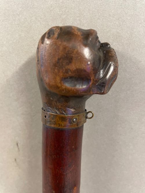 AN ANTIQUE FOLK ART TREEN PAGE TURNER - ADDITIONAL PHOTO 3