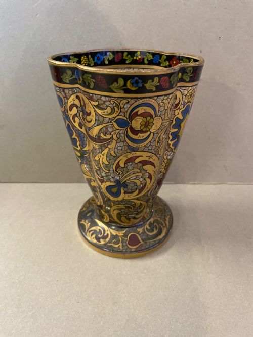 AN ANTIQUE JULIUS MULHAUS CO VASE - ADDITIONAL PHOTO 1