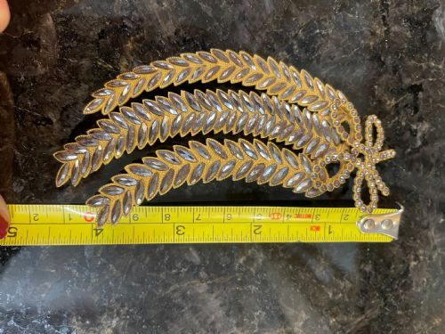 AN ANTIQUE CUT STEEL BROOCH - ADDITIONAL PHOTO 4