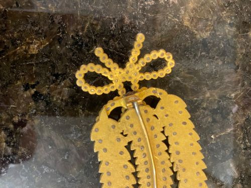 AN ANTIQUE CUT STEEL BROOCH - ADDITIONAL PHOTO 6