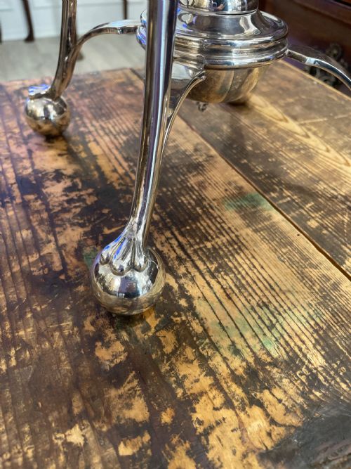 A SILVER PLATE HOT WATER URN - ADDITIONAL PHOTO 6
