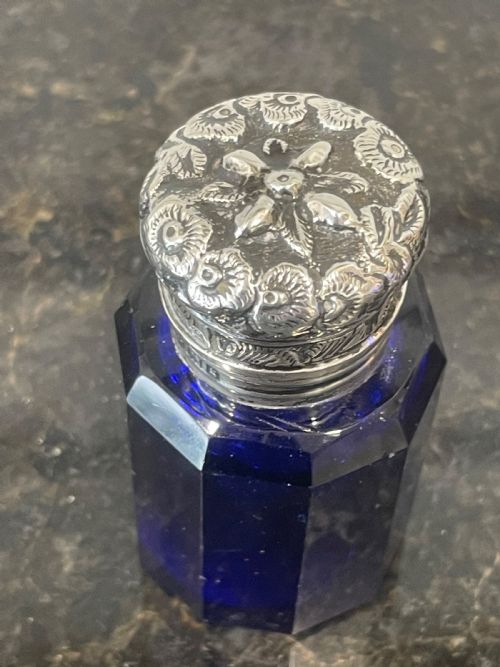 SILVER TOP SCENT BOTTLE - ADDITIONAL PHOTO 2