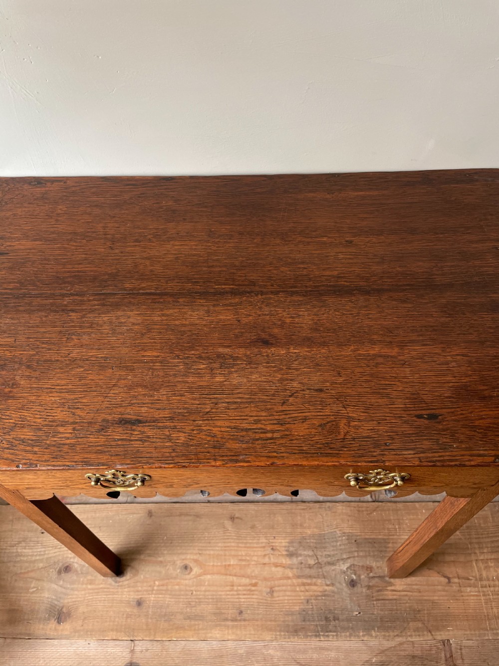 An early 19thC Welsh Oak Side Table View VII