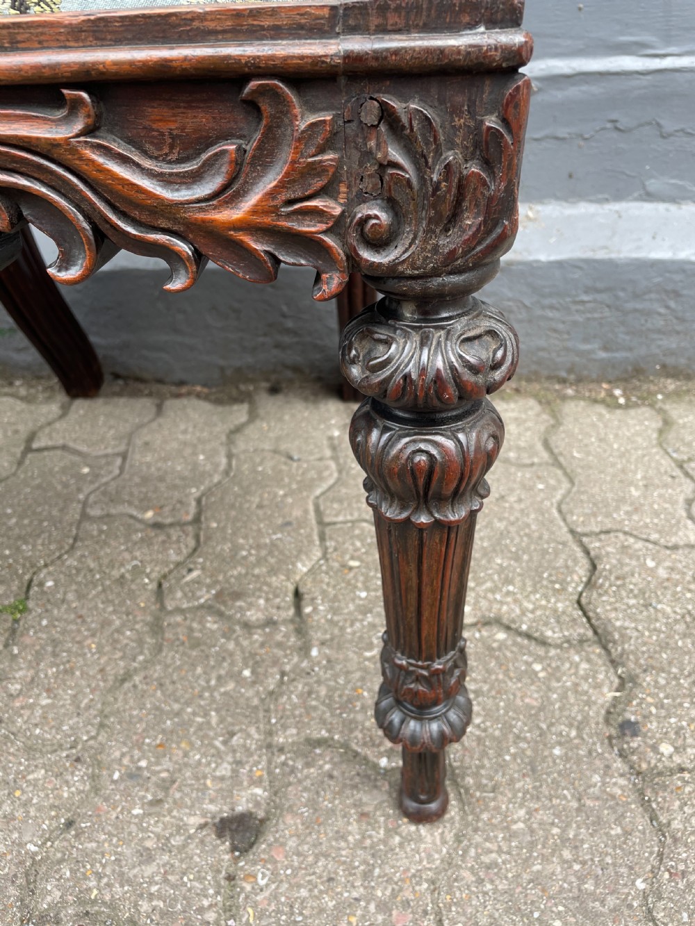 An Antique Pair of Anglo Indian Chairs View V