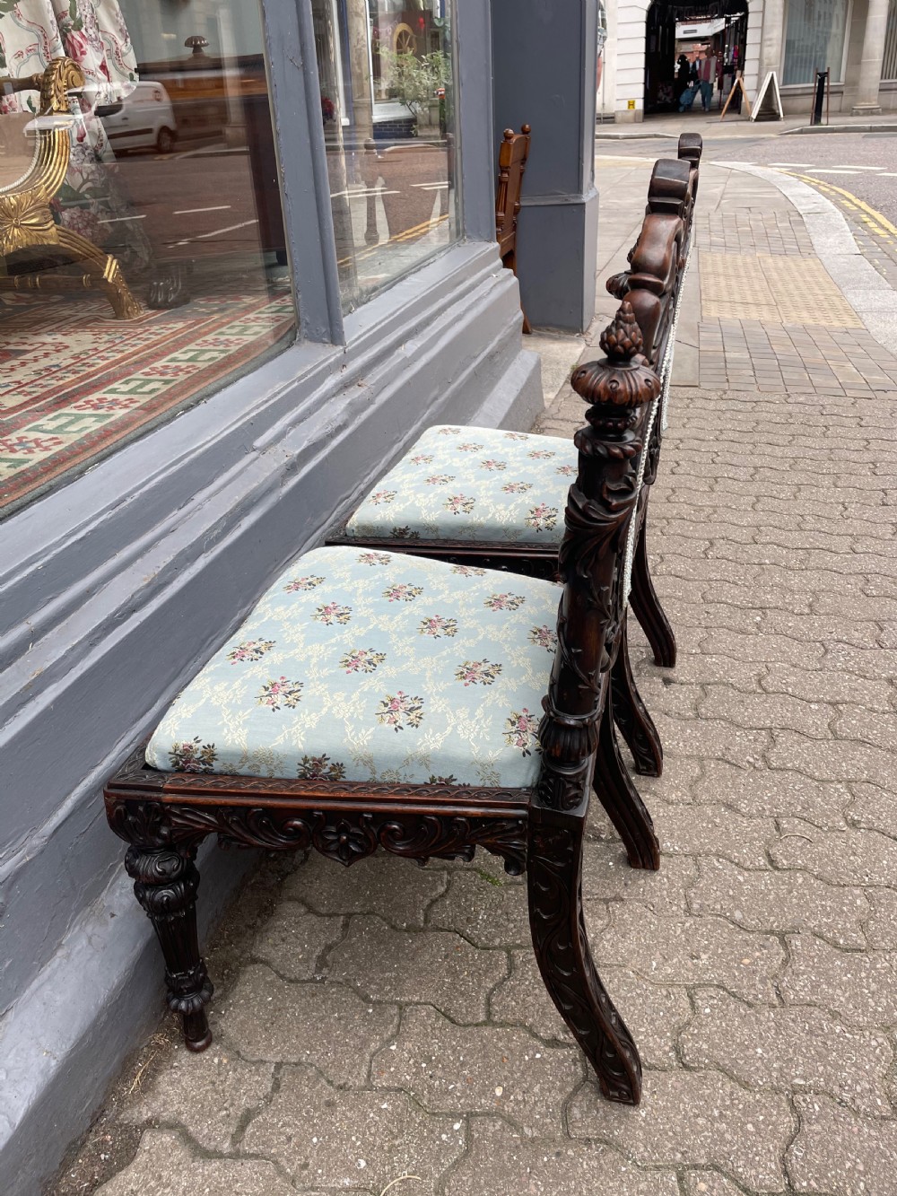 An Antique Pair of Anglo Indian Chairs View VI