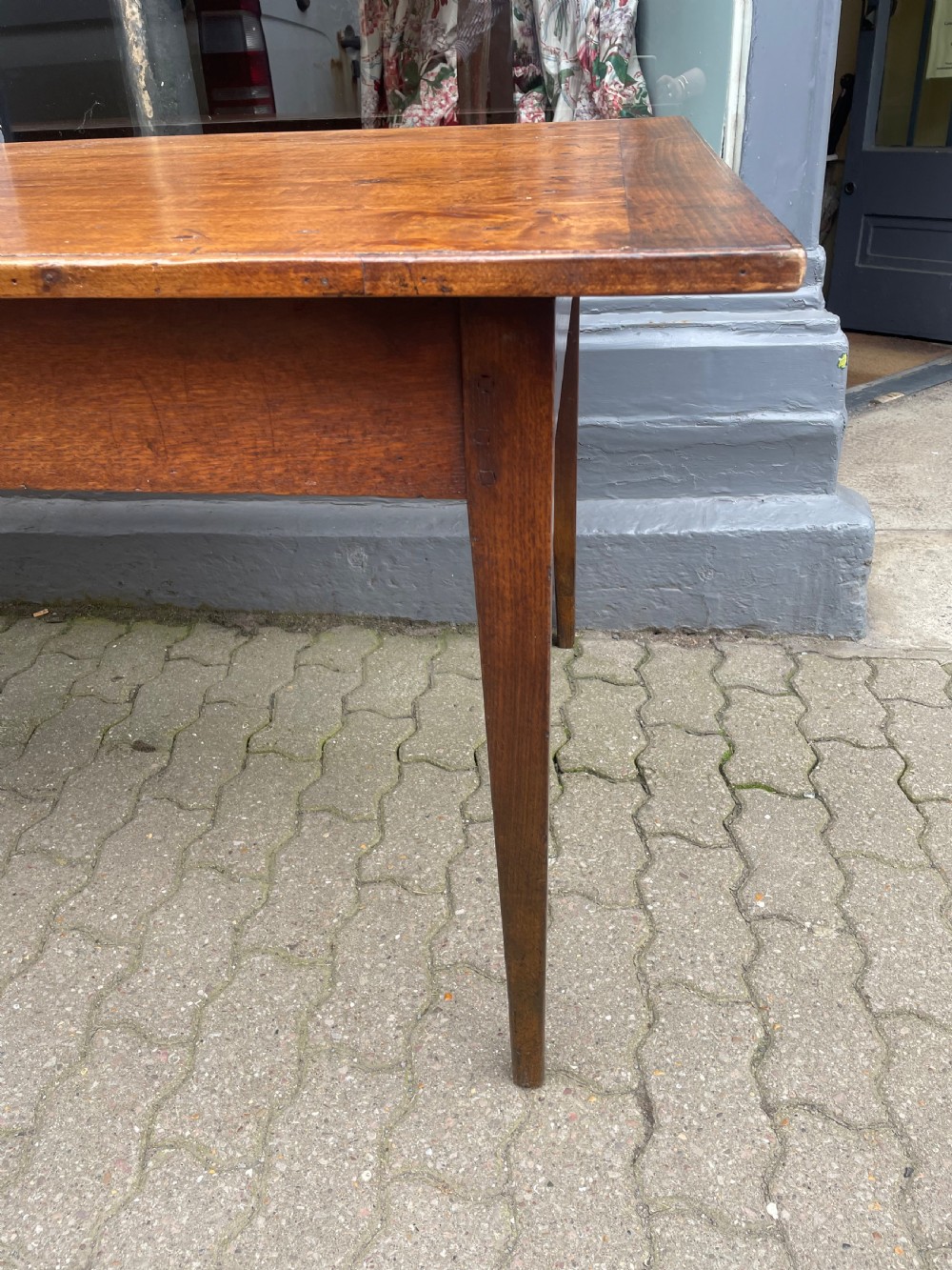 19thC Farmhouse Table View II