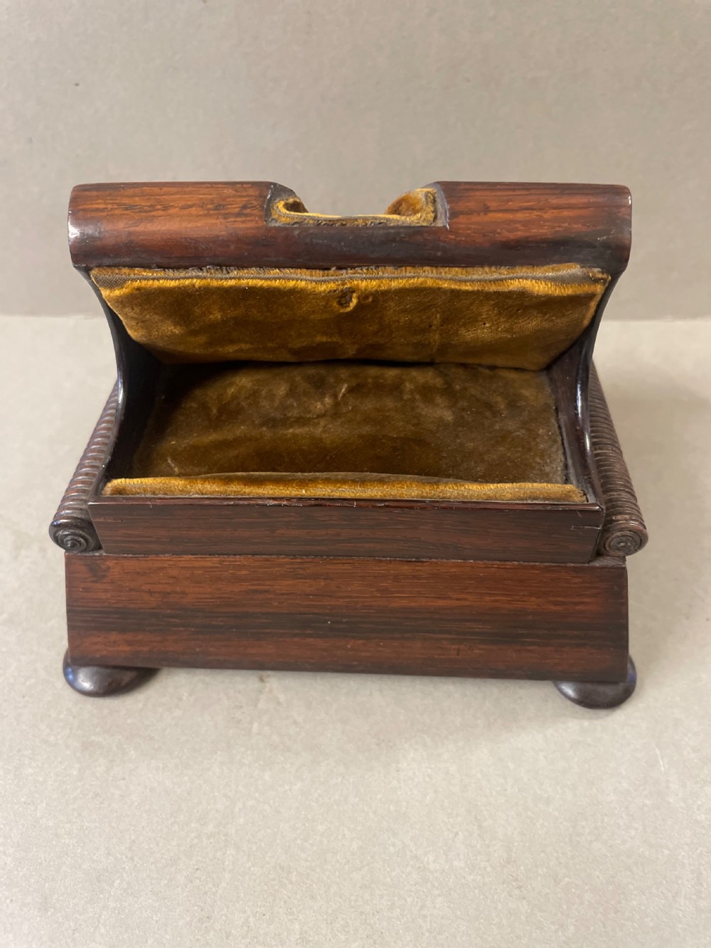 An Antique Rosewood Pocket Watch Holder View VII