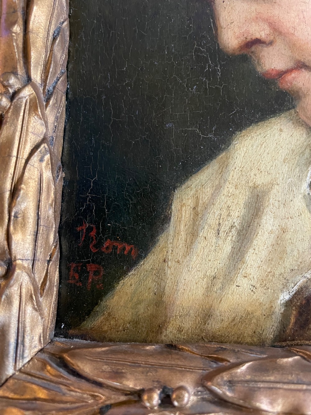 An Antique Painting of a Child View II