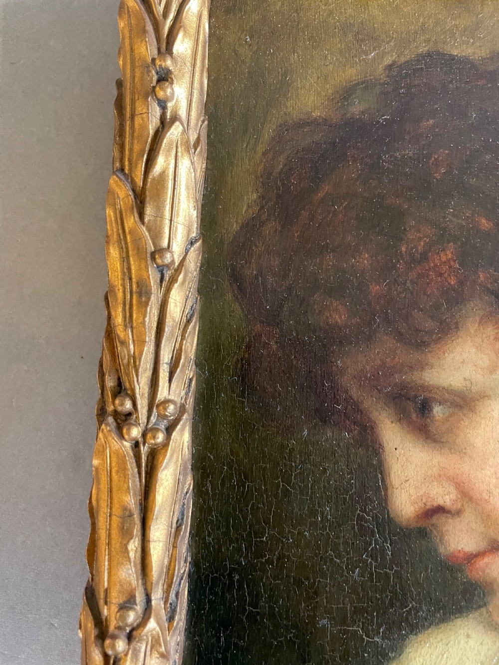An Antique Painting of a Child View III