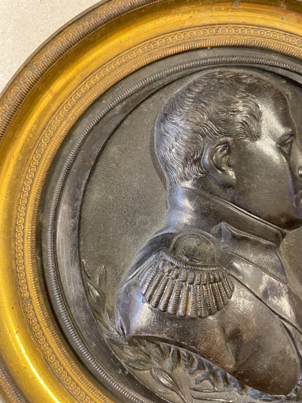 An Antique Bronze Roundel of Napoleon Bonaparte View III