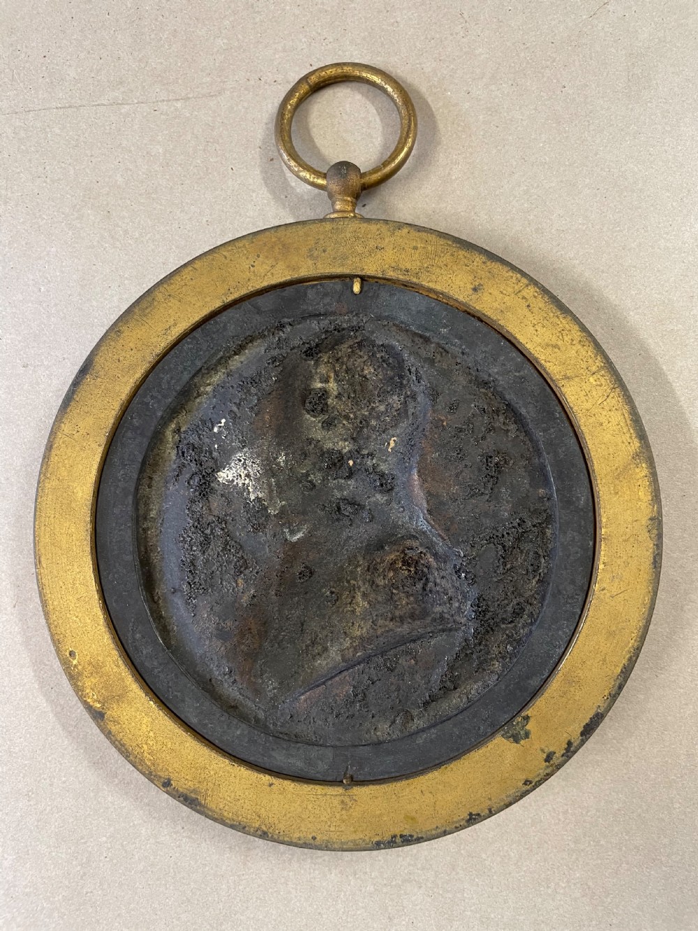 An Antique Bronze Roundel of Napoleon Bonaparte View VII