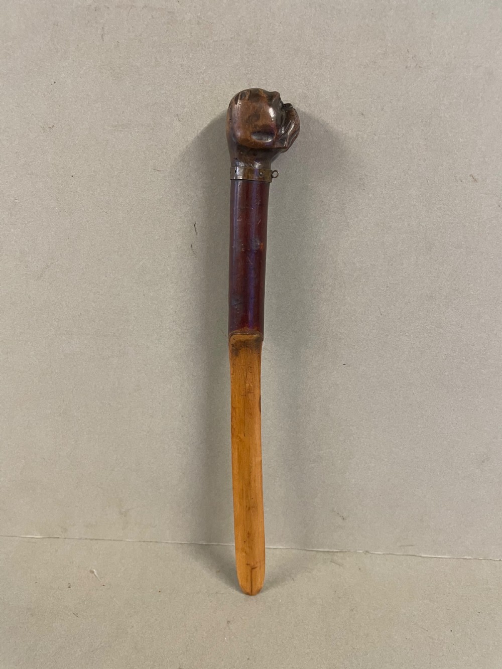 An Antique Folk Art Treen Page Turner View V