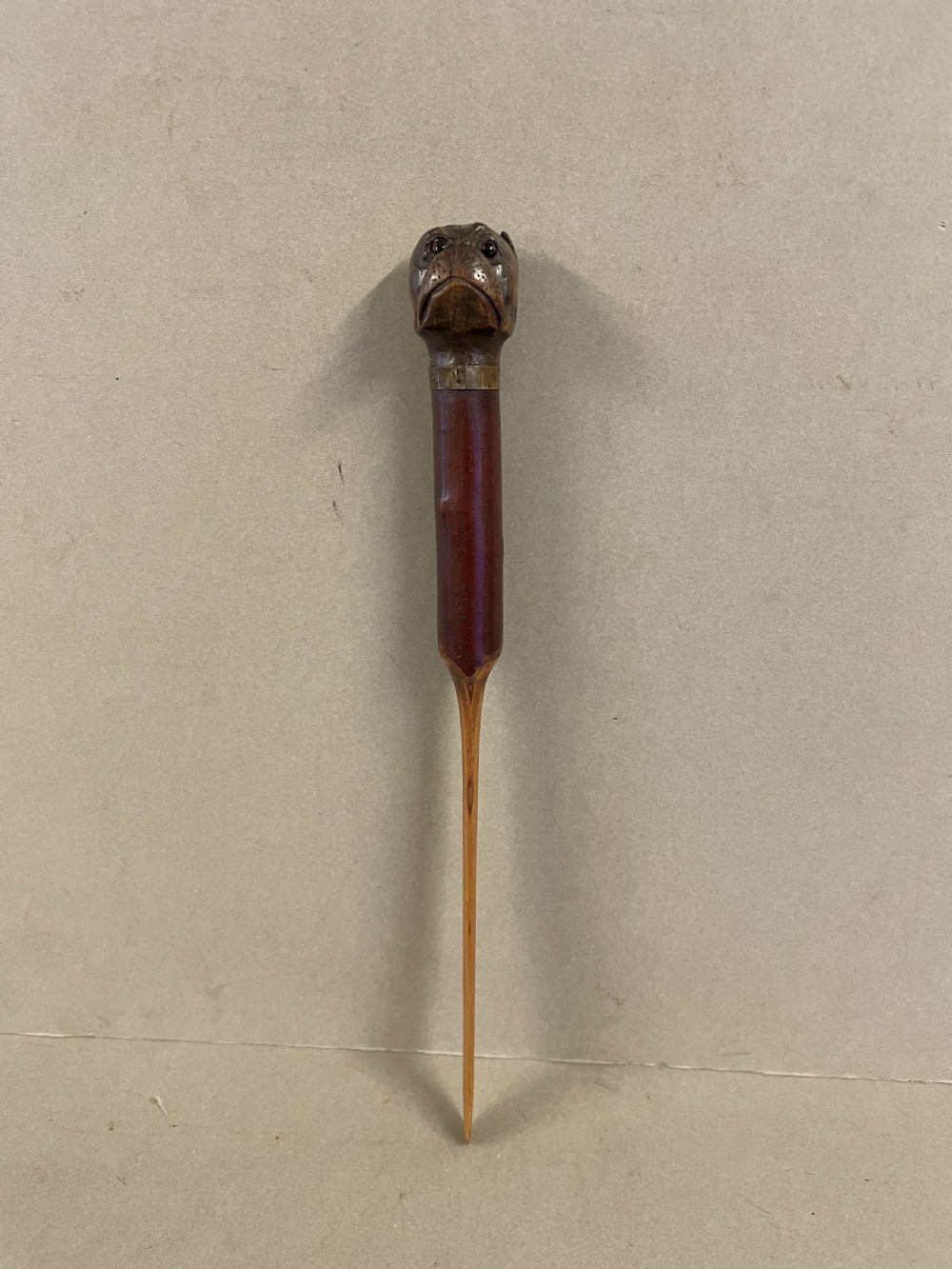 An Antique Folk Art Treen Page Turner View VI