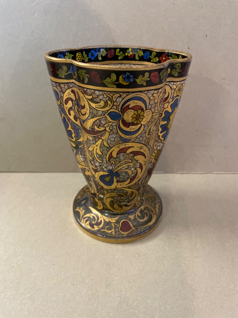 An Antique Julius Mulhaus & Co Vase  View II