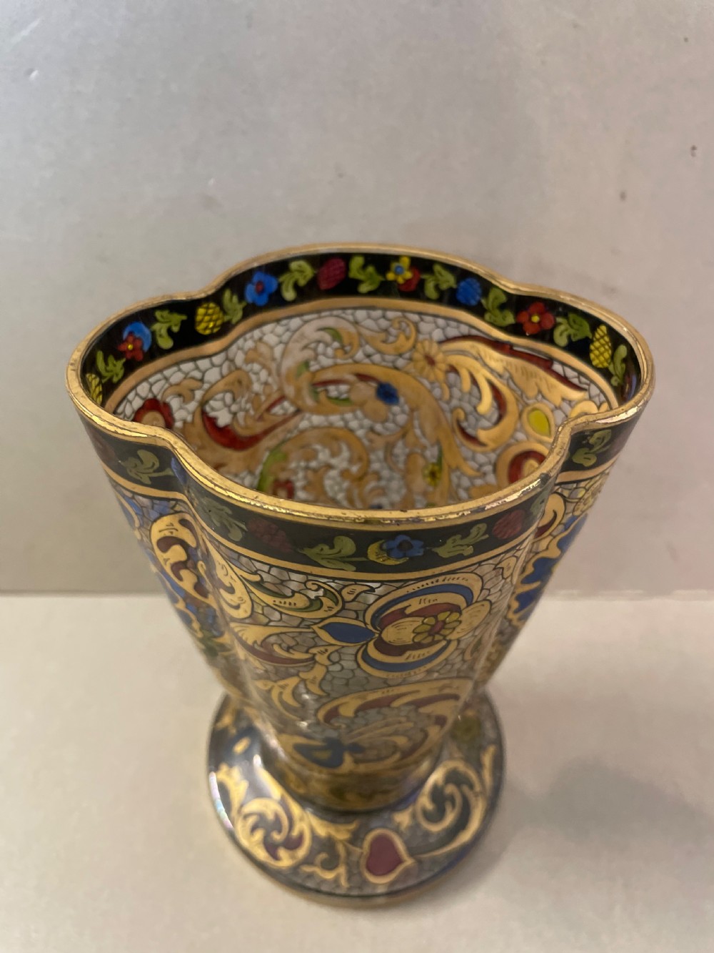 An Antique Julius Mulhaus & Co Vase  View III
