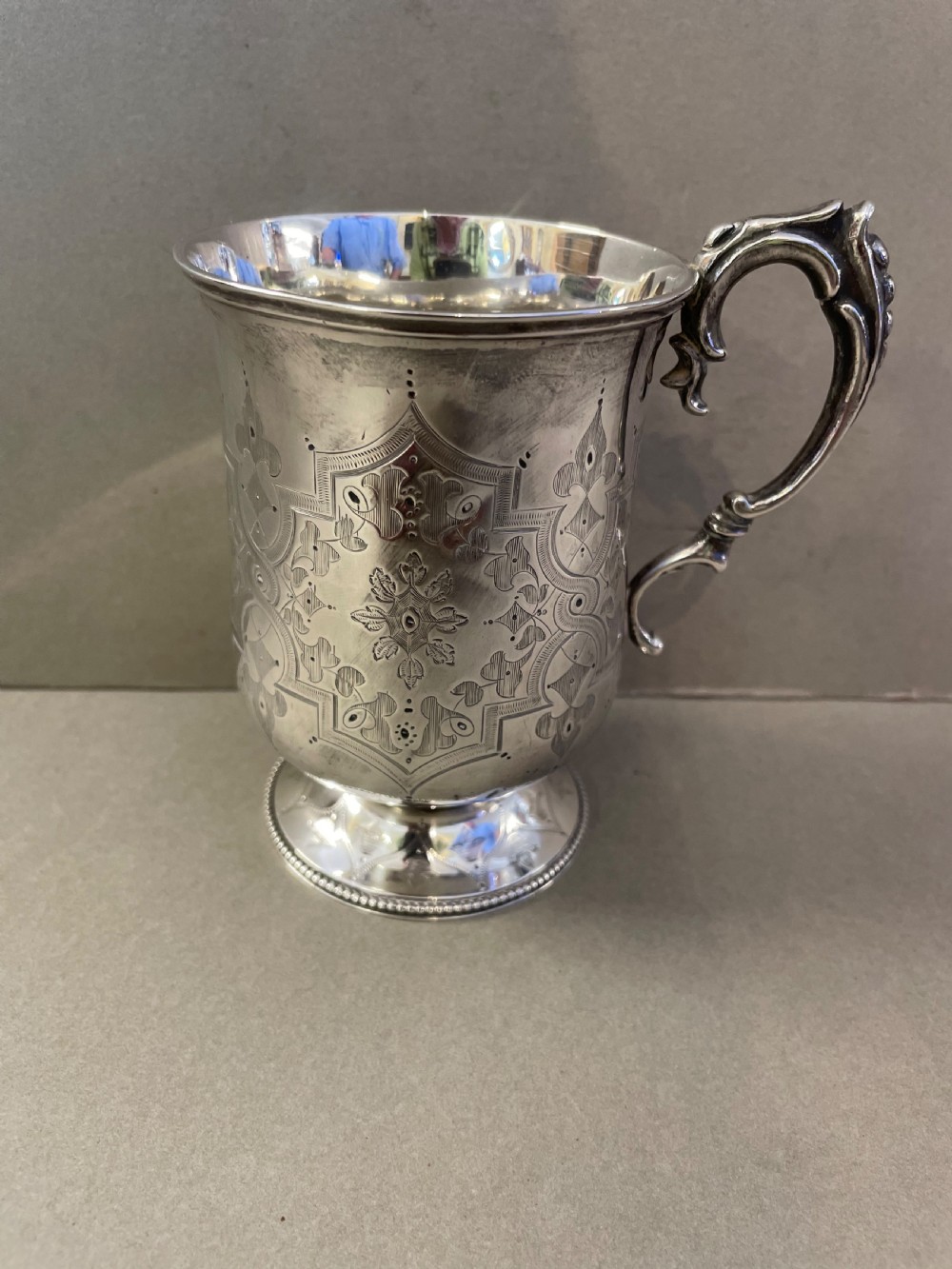 An Antique Silver Tankard View II