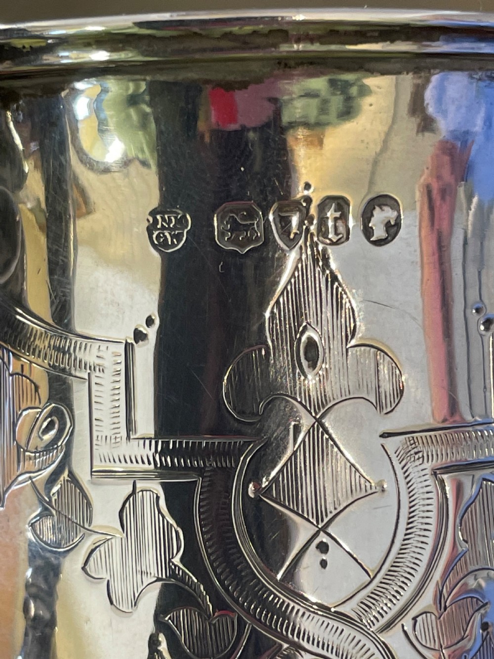 An Antique Silver Tankard View III