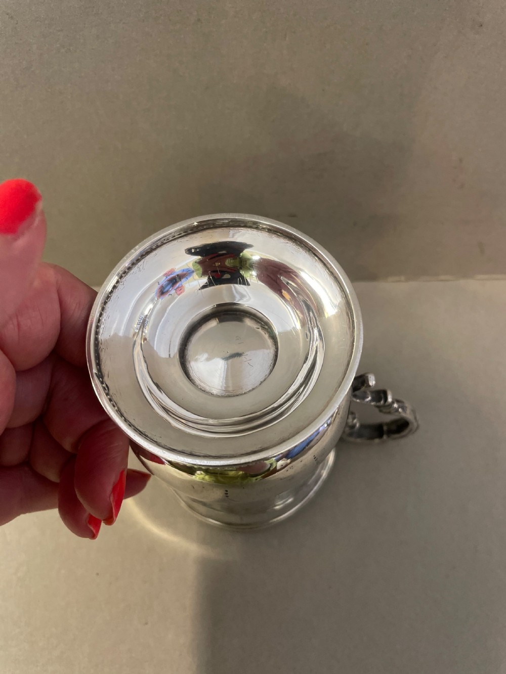 An Antique Silver Tankard View IV