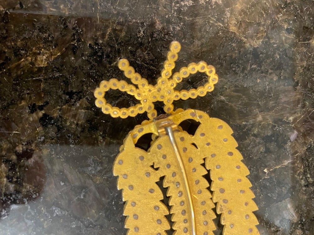 An antique cut steel brooch View VII
