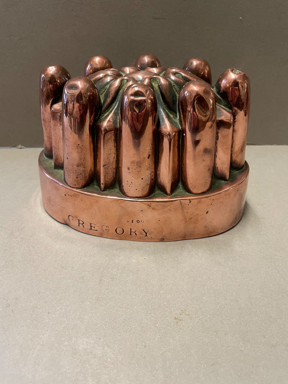 An Antique Copper Jelly Mold